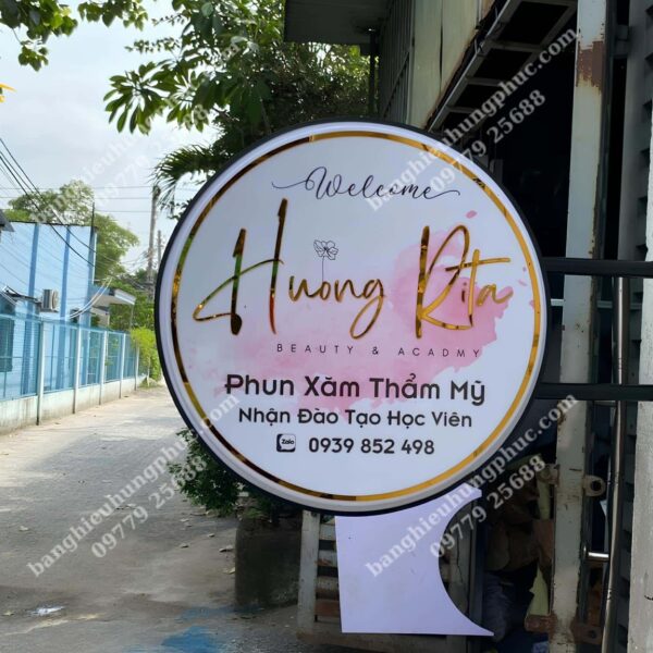 hộp đèn hút nổi