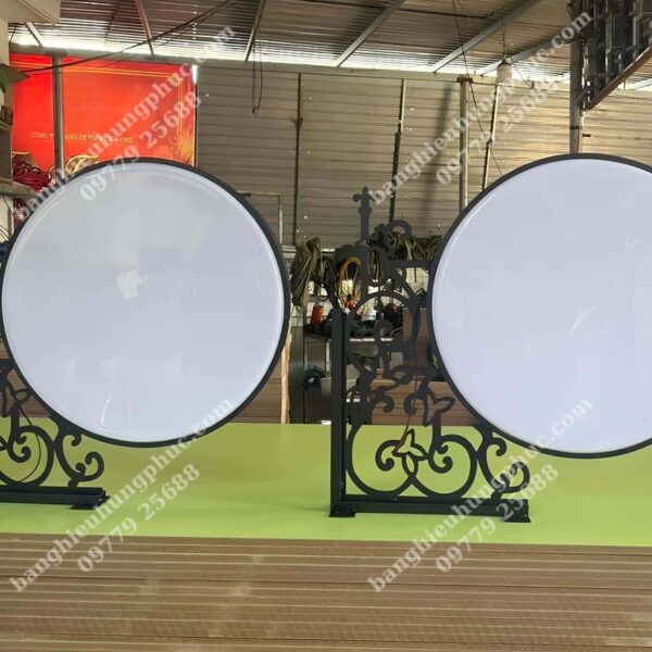 hộp đèn mica hút nổi