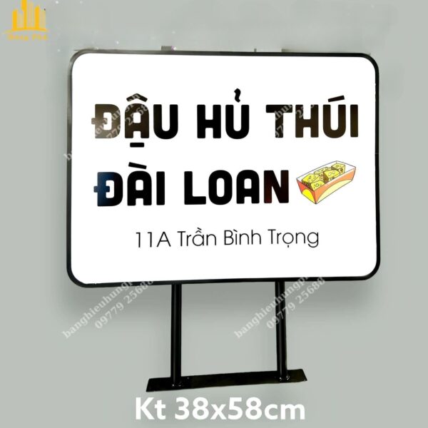 hộp đèn mica hút nổi