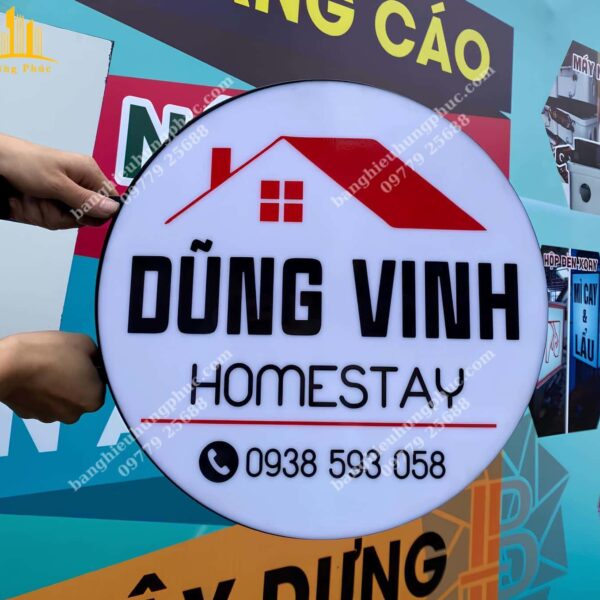 Hộp đèn hút nổi