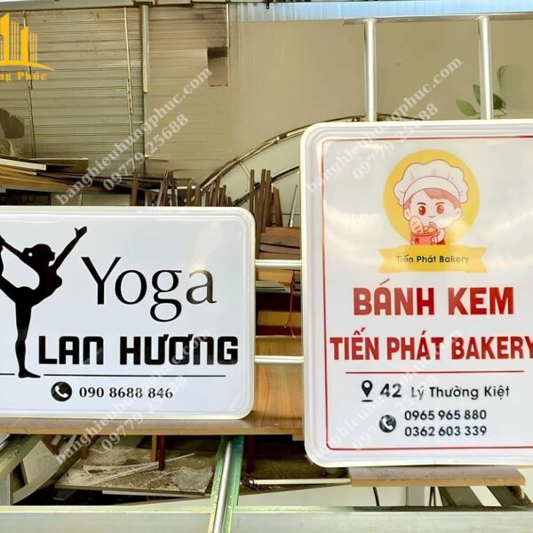 hộp đèn hút nổi chữ nhật