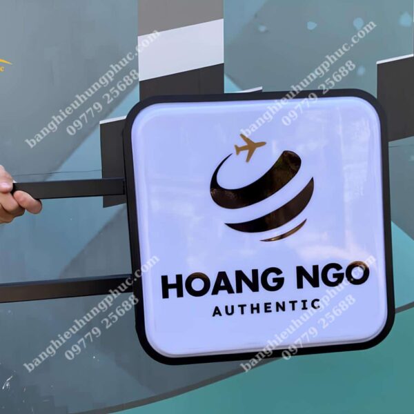 hộp đèn hút nổi vuông