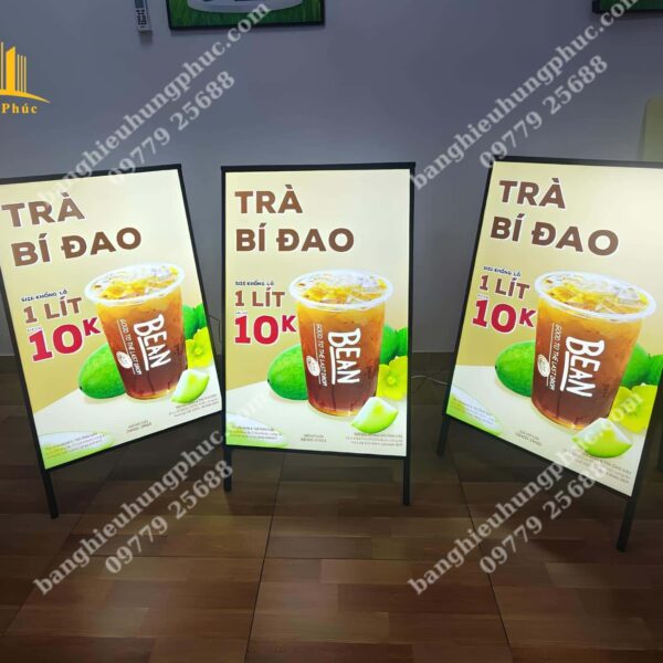 hộp đèn menu