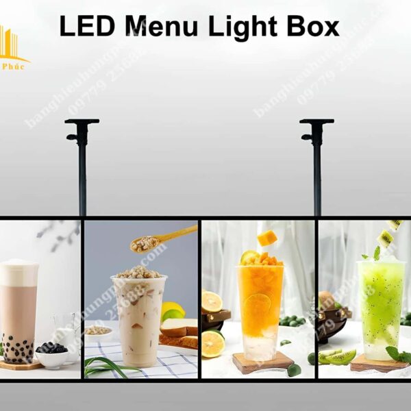 hộp đèn menu
