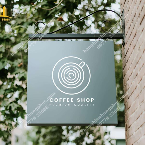 hộp đèn mica 2 mặt