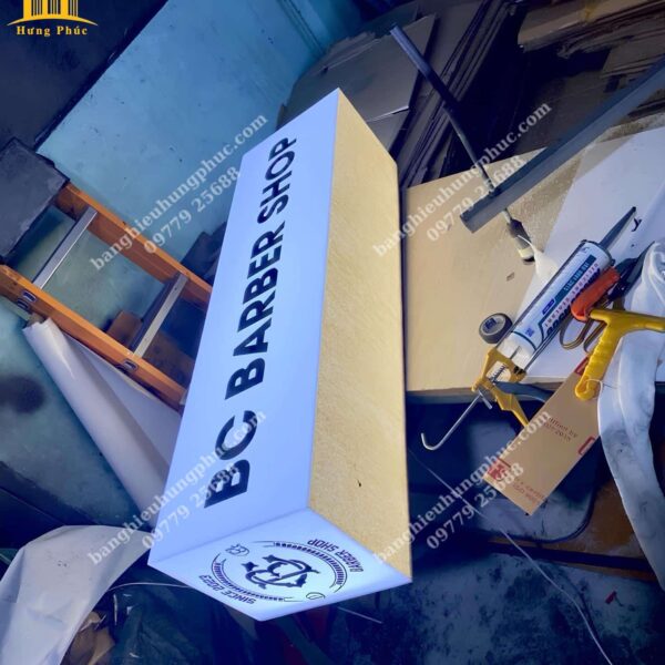 hộp đèn mica 2 mặt