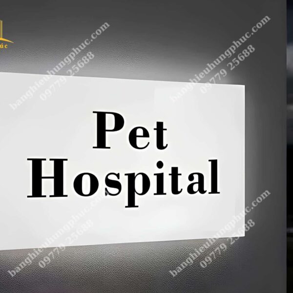 Hộp đèn mica 2 mặt