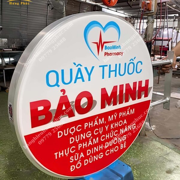 bảng hộp đèn nhà thuốc