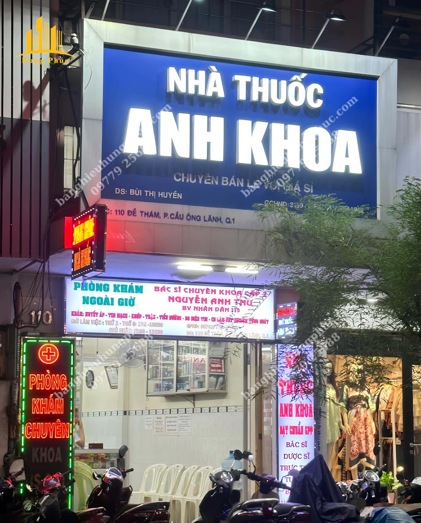 Hộp đèn nhà thuốc tây Hộp đèn nhà thuốc tây