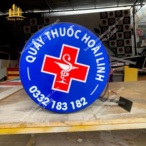 bảng hộp đèn nhà thuốc