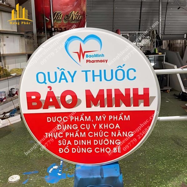 bảng hộp đèn nhà thuốc