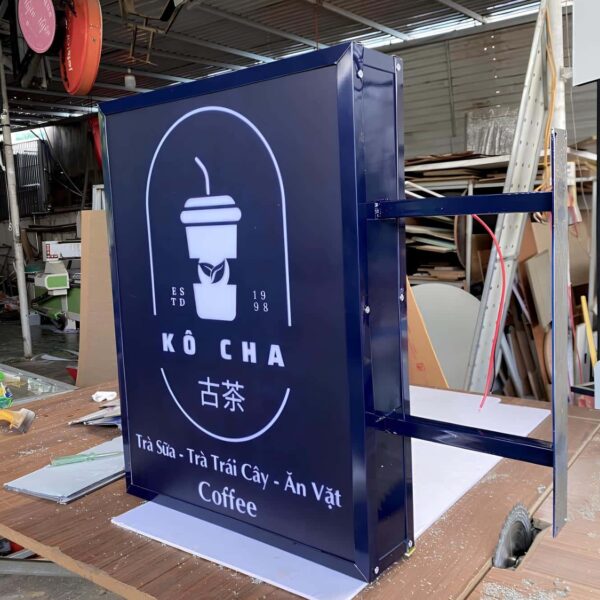 hộp đèn cà phê