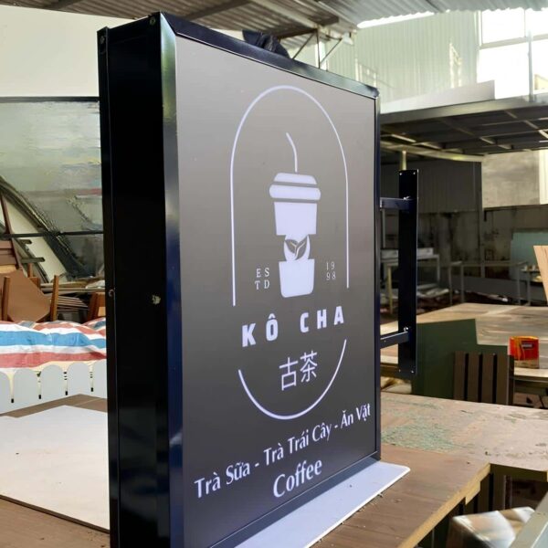 hộp đèn cà phê