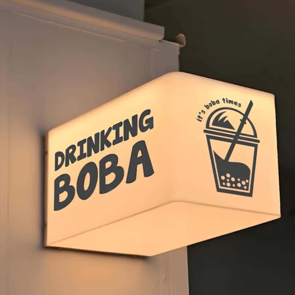 hộp đèn quán cà phê