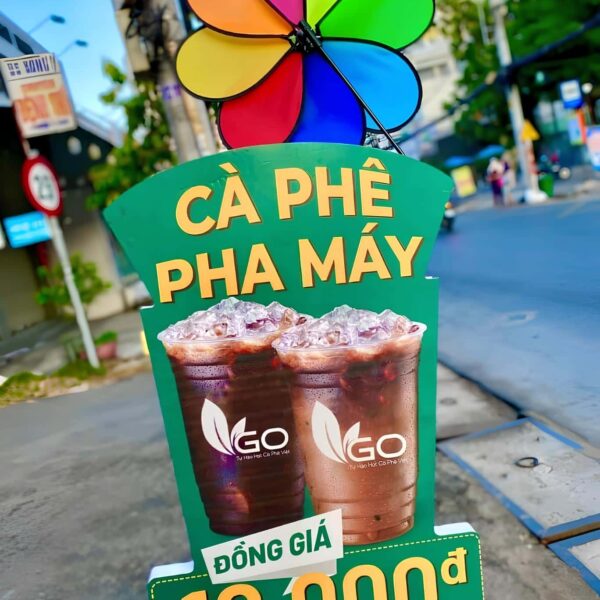 bảng hiệu hộp đèn quán cafe
