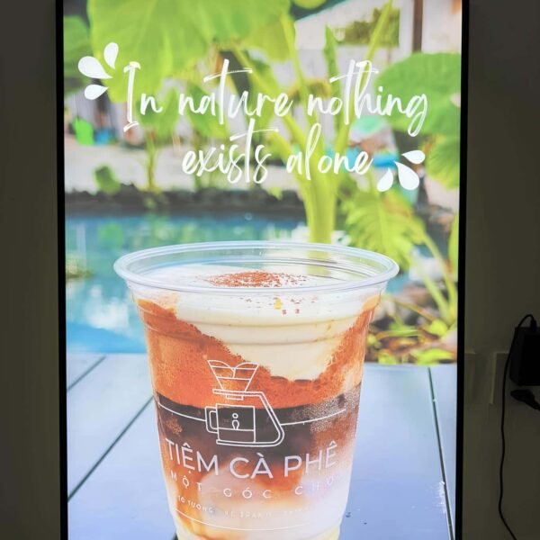 bảng hiệu hộp đèn cafe