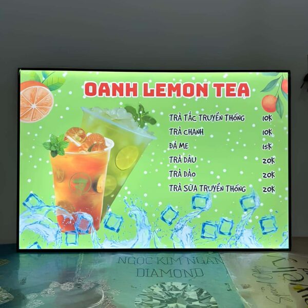 bảng hiệu hộp đèn cafe