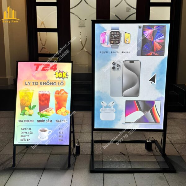 làm bảng hiệu hộp đèn