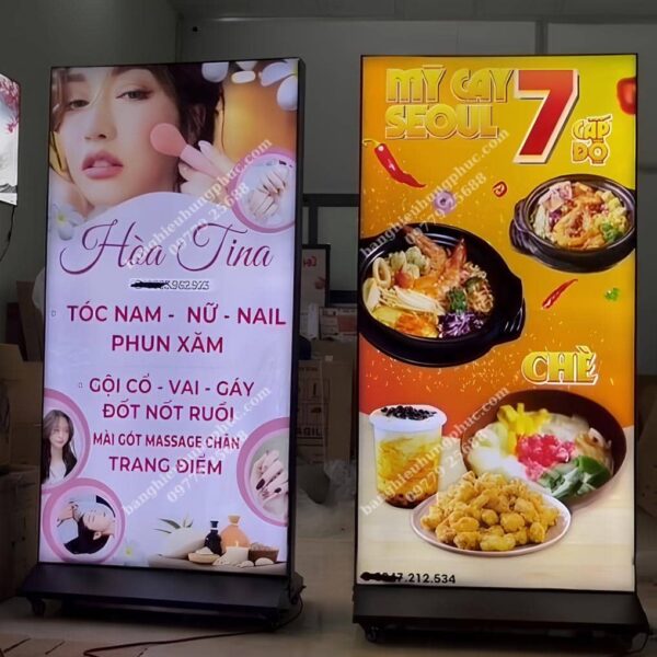 làm bảng hiệu hộp đèn