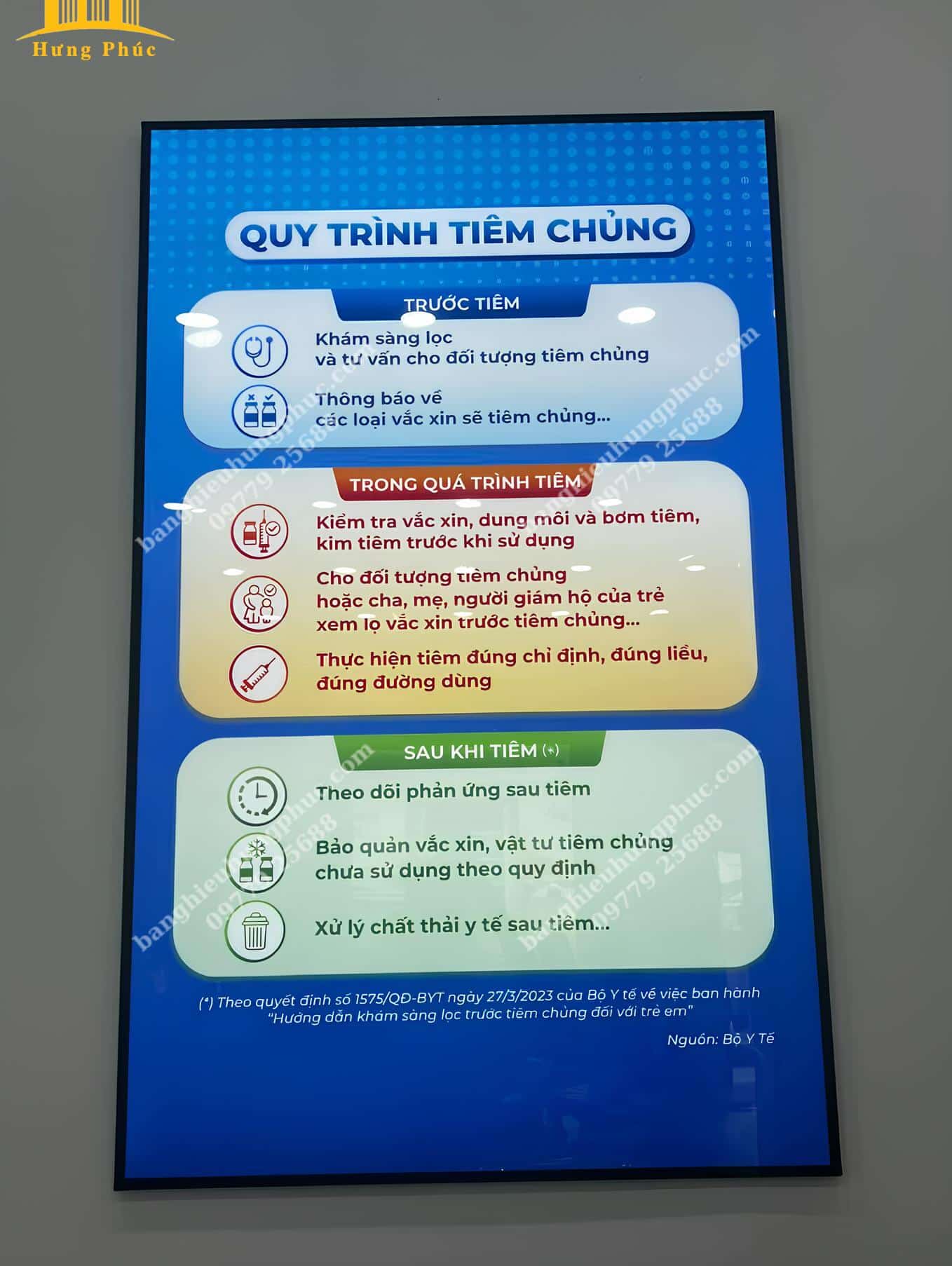 hộp đèn siêu mỏng nắp bật