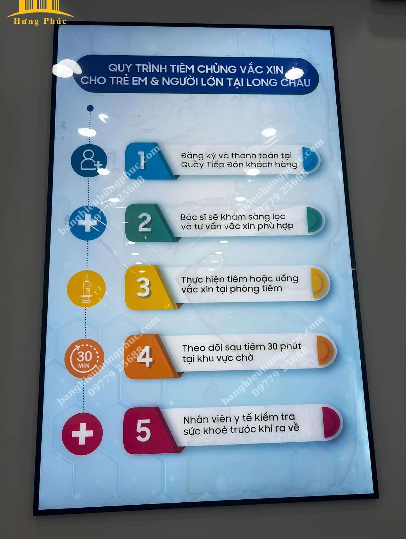 hộp đèn siêu mỏng nắp bật