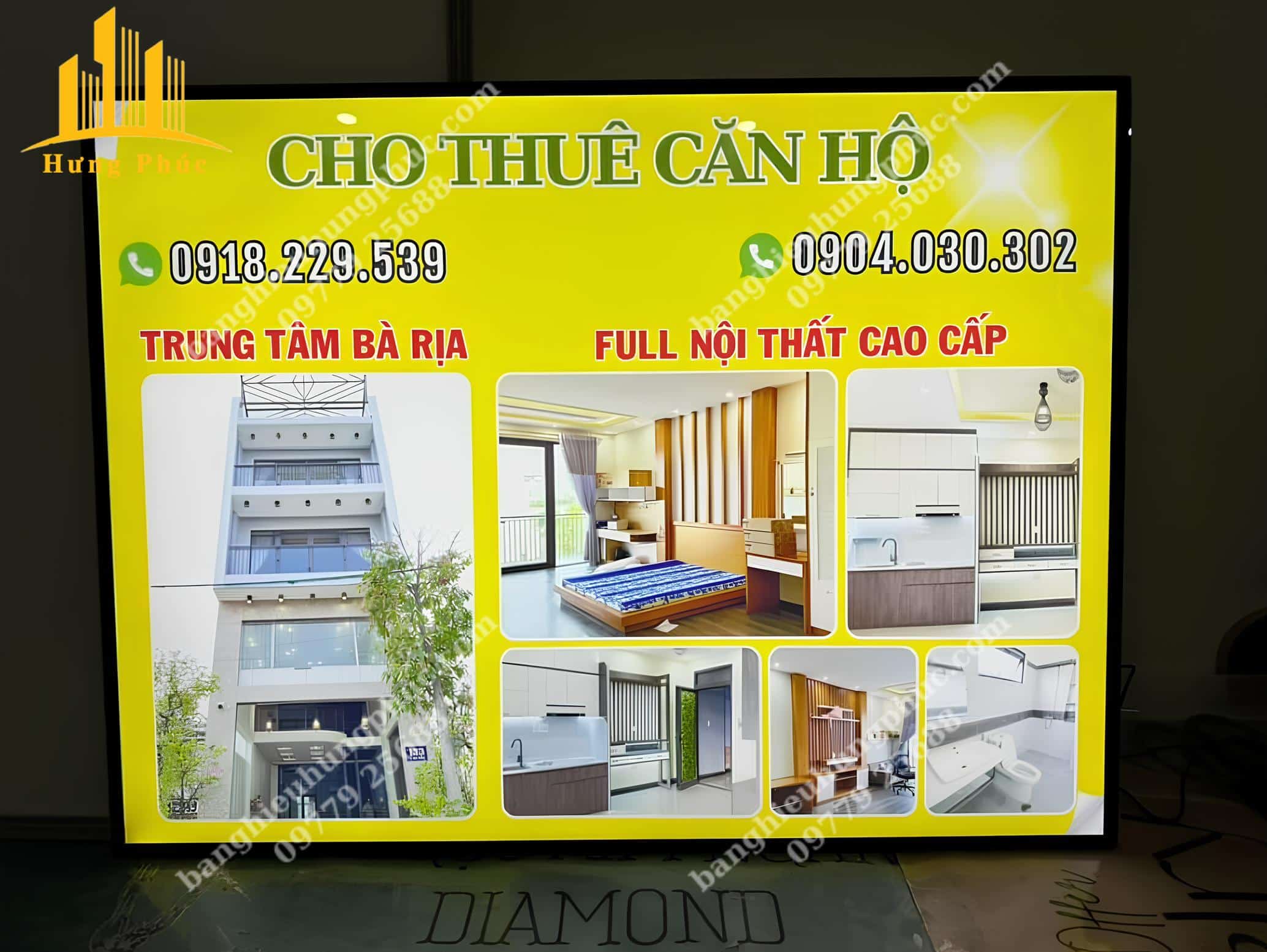 hộp đèn quảng cáo siêu mỏng