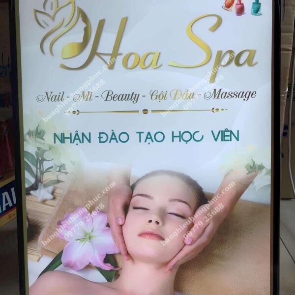 hộp đèn siêu mỏng nắp bật