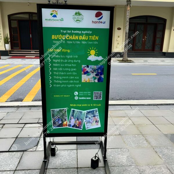 hộp đèn siêu mỏng nắp bật