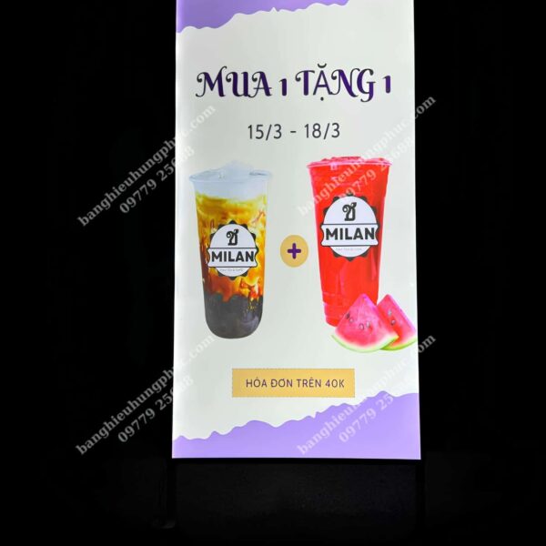 hộp đèn siêu mỏng nắp bật