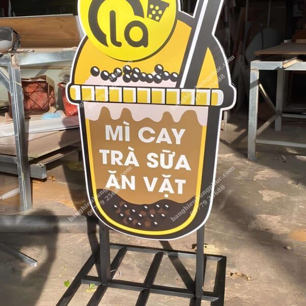 hộp đèn trà sữa