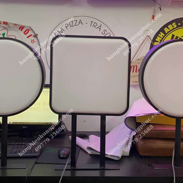 hộp đèn trà sữa