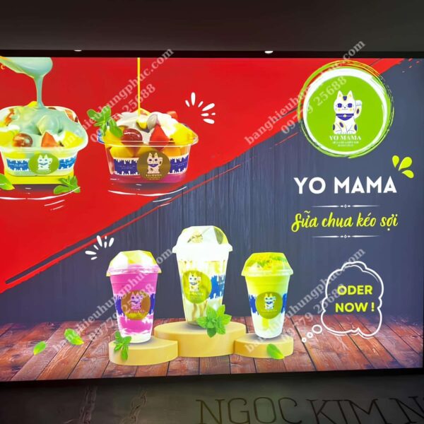 bảng hiệu hộp đèn trà sữa