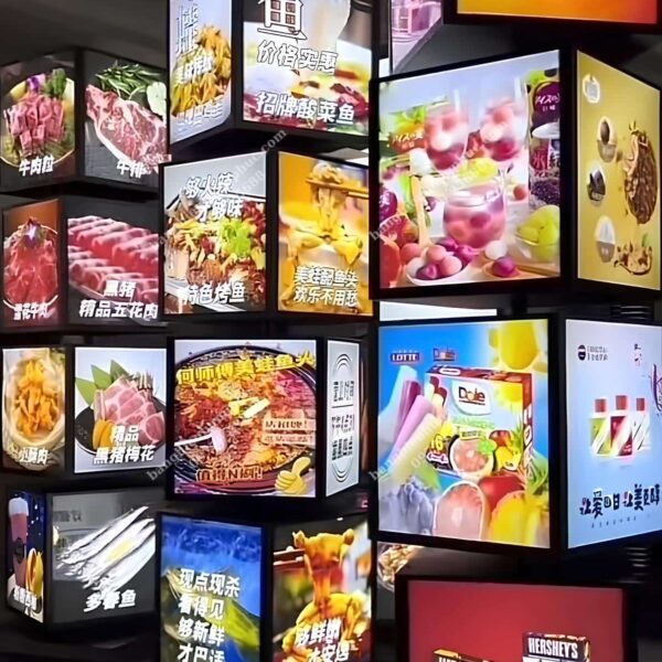 hộp đèn trà sữa đẹp