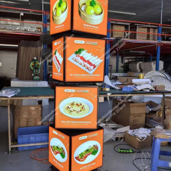 hộp đèn trà sữa