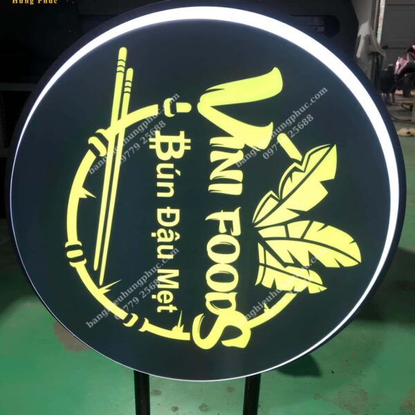 hộp đèn tròn hút nổi