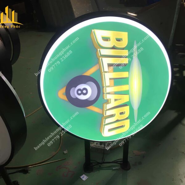 hộp đèn tròn hút nổi