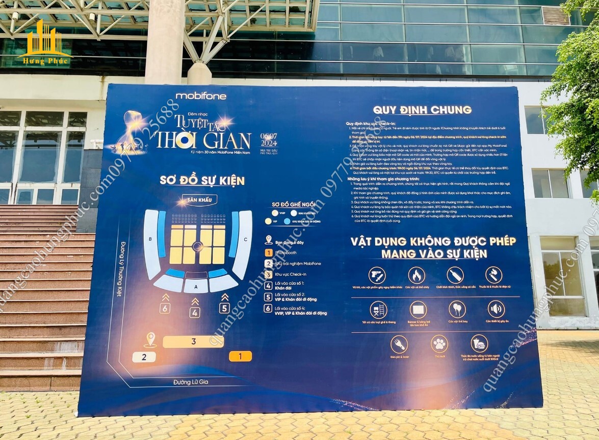 Thi công booth cho sự kiện của MOBIFONE