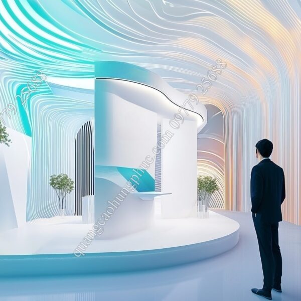 thiết kế thi công gian hàng hội chợ triển lãm