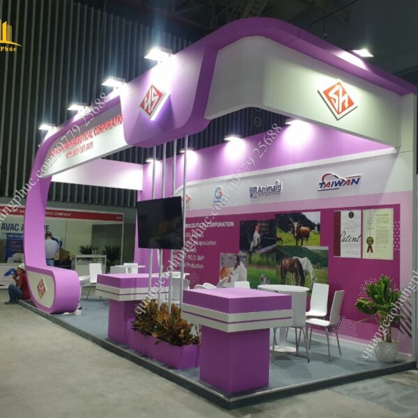 thiết kế thi công gian hàng hội chợ triển lãm