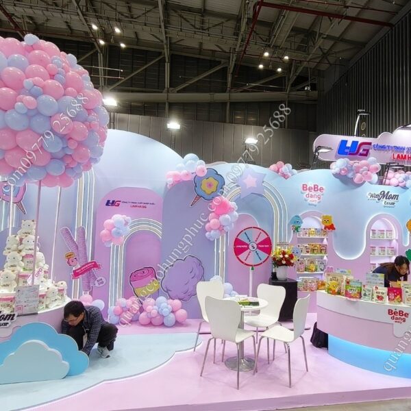 thiết kế thi công gian hàng hội chợ triển lãm