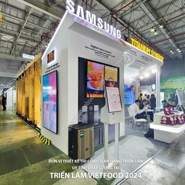 thiết kế thi công gian hàng hội chợ triển lãm