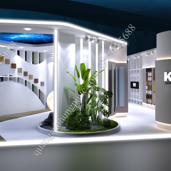 thiết kế thi công gian hàng hội chợ triển lãm