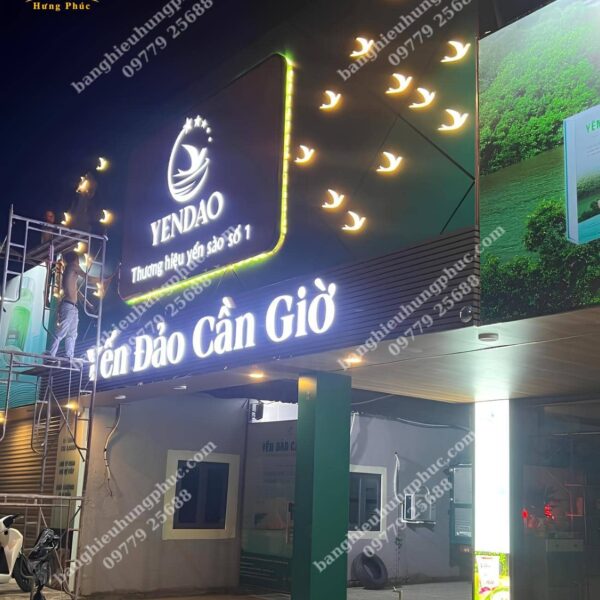 Báo giá thi công bảng hiệu chữ nổi