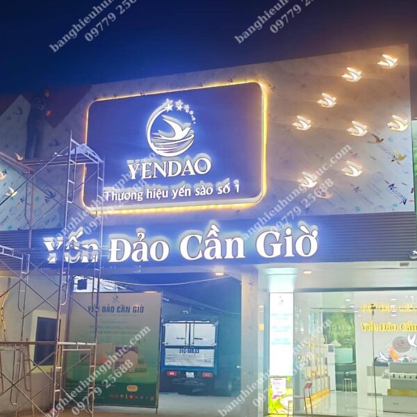 Báo giá thi công bảng hiệu chữ nổi