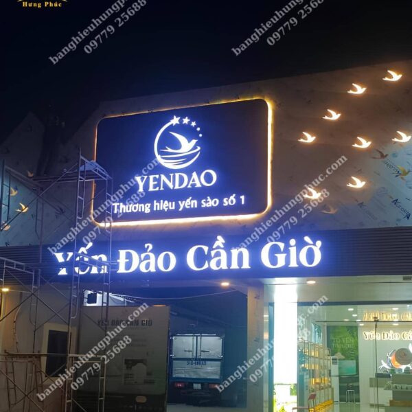 Báo giá thi công bảng hiệu chữ nổi